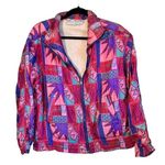 The La Costa Spa Vintage 80s/90s Multicolor Windbreaker Jacket S Unisex Pink Photo 0