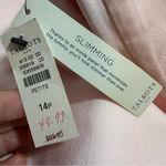 Talbots  Tummy Slimming pull on straight leg ankle pants womens 14P NWT soft pink Photo 7