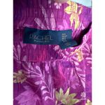 Rachel Roy NEW Purple Floral Skirt Colorful Mini 70s Tier Ruffle Pockets Photo 4