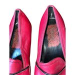 Vintage New Tothemax Red/Burgundy Chunky Block Heel Square Toe Y2K 90s size 8 Red Photo 8