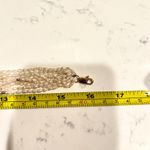 Freshwater Keshi pearl necklace 10 strands gold beads vintage White Photo 6