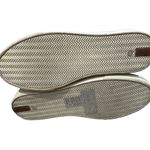  ALL SAINTS Metallic Pewter Silver Milla Leather Platform Sneakers Size Photo 8