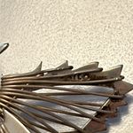 Vintage 925 sterling silver open work 3D butterfly brooch pin from Mexico Photo 6