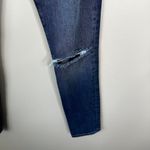 frame denim FRAME Jeans Womens 25 Le Garcon Distressed in Eaton Blue Wash Relaxed Fit Photo 2