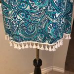 Altar'd State Altar’d State green off shoulder dress, tassels Photo 3