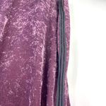 Splendid  Purple Black VNeck Crushed Velvet Cami Dress Photo 7