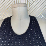 Good American Seamless Lurex Stripe Bra in Black Photo 2