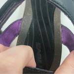 Teva  Sandals Cabrillo Wedge Leather Ankle Strap Comfort Travel Black Grey Purple Photo 11