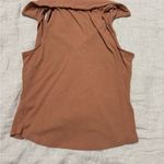 Ever eve polo rib tank Top in camel Photo 3