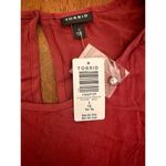NWT  Red Pullover Scoop Neck Top Torrid Size 1 US 14-16 Photo 4