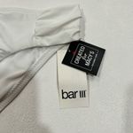 Bar III White Bikini Bottoms | Ruched Sides | NWT | Size XL Photo 2