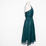 Dress the Population . New! Green Lace Halter Midi Dress. Photo 4
