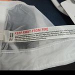 Anthropologie  White Sequin Mesh Crop Top Bling Size Large Concert Festival Party Photo 8