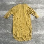 Anthropologie  The Odells Dress Womens XS 3/4 Sleeve Mustard Yellow *Flaw* Photo 6