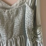 NWOT Mint Green Lace Trim Dress Size M Photo 3