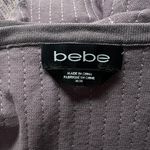 Bebe Sequin Disco Cut-Out Back Purple Bodycon Dress Photo 5