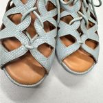 Gentle Souls Gentle Soul Mint Green Leather Lace Up Gladiator Sandals Womens 7 Beachy Summer Photo 3
