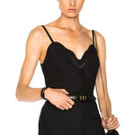 Carven Revolve Fragola Tank Top Scalloped Navy Blue 6 Classic Chic Scandigirl Photo 0