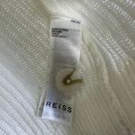 Reiss Sinead Knitted Halter Neck Top With Linen in Ivory Size Small Photo 3