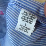 Live 4 Truth Blue White Stripe Pink Flamingo Popover Tunic L Photo 6