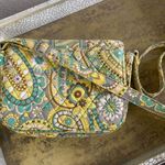 Vera Bradley Lemon Parfait RETIRED Purse Small Yellow Quilted Crossbody Flap Photo 9