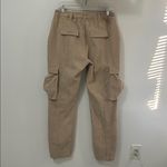 Maniere De Voir  Corduroy Cargo Pants Tan Photo 4