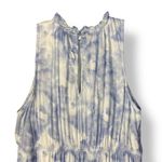 Bella Dahl   Blue Ruffled Tiered‎ Mini Dress Size Small Preppy, Boho, Sundress Photo 5