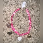 Free People NWT Sky Charm Necklace in pink and rose Photo 4