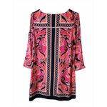 Crown & Ivy Women's  Shades of Pink Printed Shift Dress Size 4 Pink, Ivory, Navy Photo 5