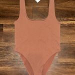 A New Day NWT Seamless Tank Bodysuit in Size Medium in Rust Photo 7