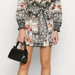 Alice + Olivia NEW   Janis Mock Neck Mini Dress 10 Photo 0