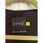 Lysse black mixed media long sleeve blouse Photo 2