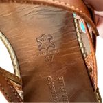 Paniciucci Fausto Vintage Italian Leather Sandals Brown Women’s EU 37 Size 6 Photo 2