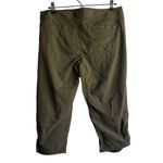 prAna Olive Green Jasmine Knicker Size 10 Photo 1