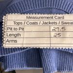 LL Bean Womens Sweater Size 3X Cashmere Blend Warm Cozy Fall Timeless Simple Blue Photo 7