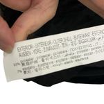 ZARA  Ruched Velvet Mini Dress Women’s XS Black Long Sleeve V-Neck Cocktail Photo 12