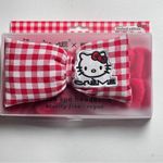 Hello Kitty The Creme Shop X  Women's Gingham Red and White Plaid  Spa Headband Photo 1