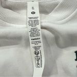 Lululemon Cotton French Terry Crewneck Pullover Tennis Club XL White Alouette Photo 4