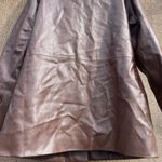 Abercrombie & Fitch  Brown Vegan Leather Blazer Jacket Women’s Sz M Photo 15