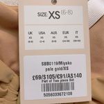 House Of CB NWT  London Bikini Swimsuit Bandeau Top Miyato Pale Gold XS Photo 5