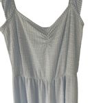 Caution to the Wind Caution To The Wind Women's Size XS Baby Blue Striped Jumpsuit Photo 2