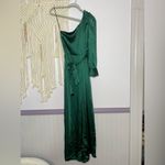 Aakaa Satin green one-shoulder - jumpsuit Photo 8