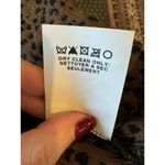 Allen Schwartz Pants Women 0 Black Brown Animal Print Split Hem Flare Trousers Photo 10