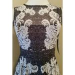 Maggy London Black Ivory Lace Print Fit & Flare ModCloth Dress by  Whimsigoth Photo 2