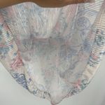 Unbranded Vintage Pink Blue Floral Nightgown Dress Lace Coquette Size Large Photo 3