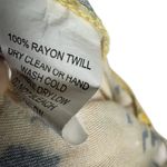 Amanda Uprichard  Amory Yellow Floral Print Sleeveless Slip Midi Dress Size S Photo 12