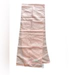 Vintage Patterned Peachy Pink Sarah Coventry Scarf White Photo 6