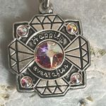 ALEX AND ANI Silver Tone “Happily Ever After” Bride Bangle Charm Bracelet Photo 1