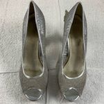 Cinderella 10M Bedazzled Silver Stiletto heels Photo 5