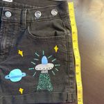 Old Navy Hand-painted space shorts🌕🖤💫  Photo 3